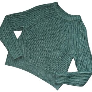 Green Knit Women's Sweater